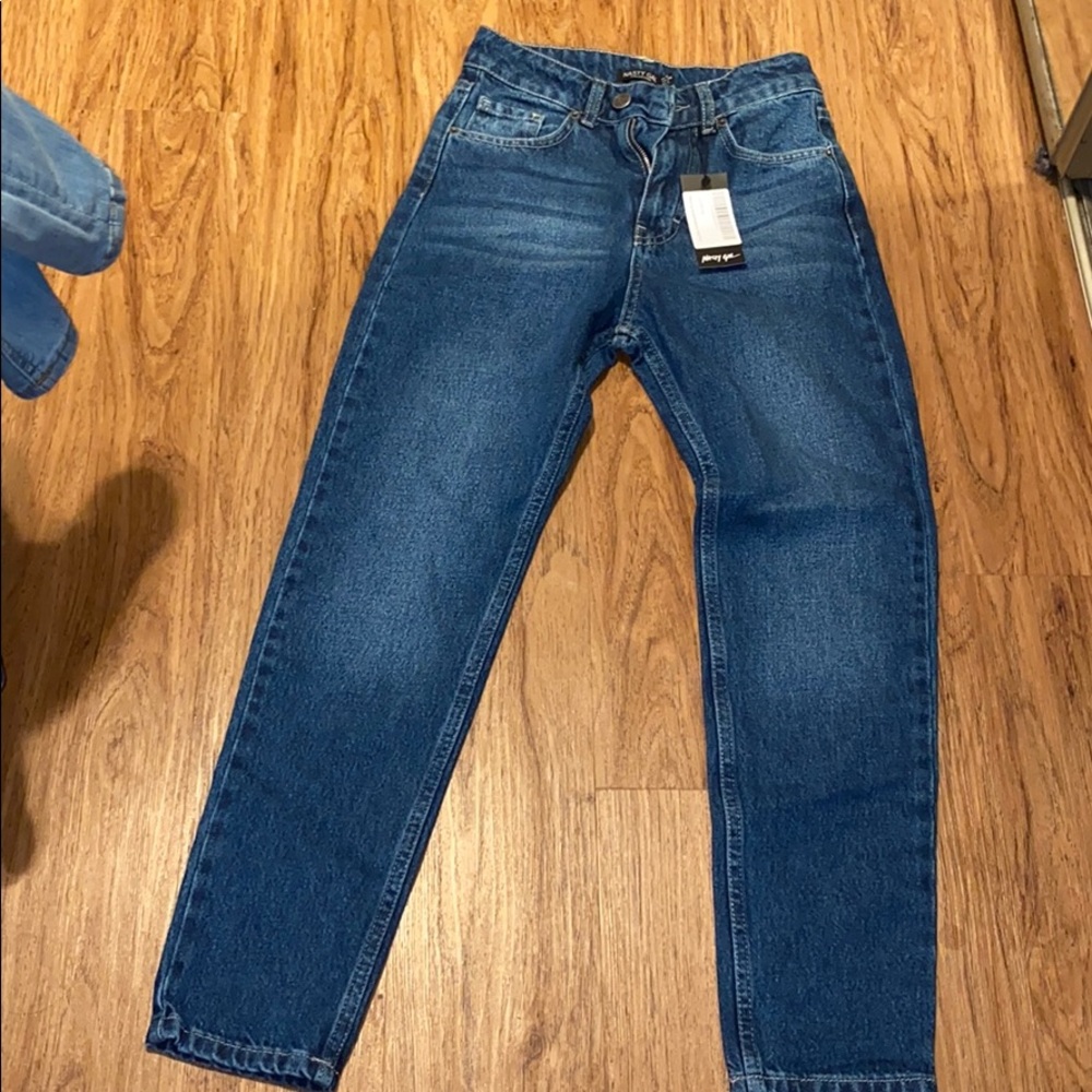 Nasty Gal High waisted jeans vintage wash